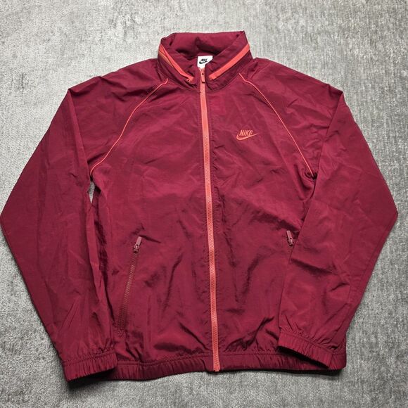 Nike Men's Pomegranate Core Track Packable Jacket (DD4730-690)  Size Medium - Picture 1 of 9